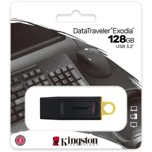 Kingston DataTraveler Exodia 128GB USB 3.2 Flash Drive | DTX/128GB