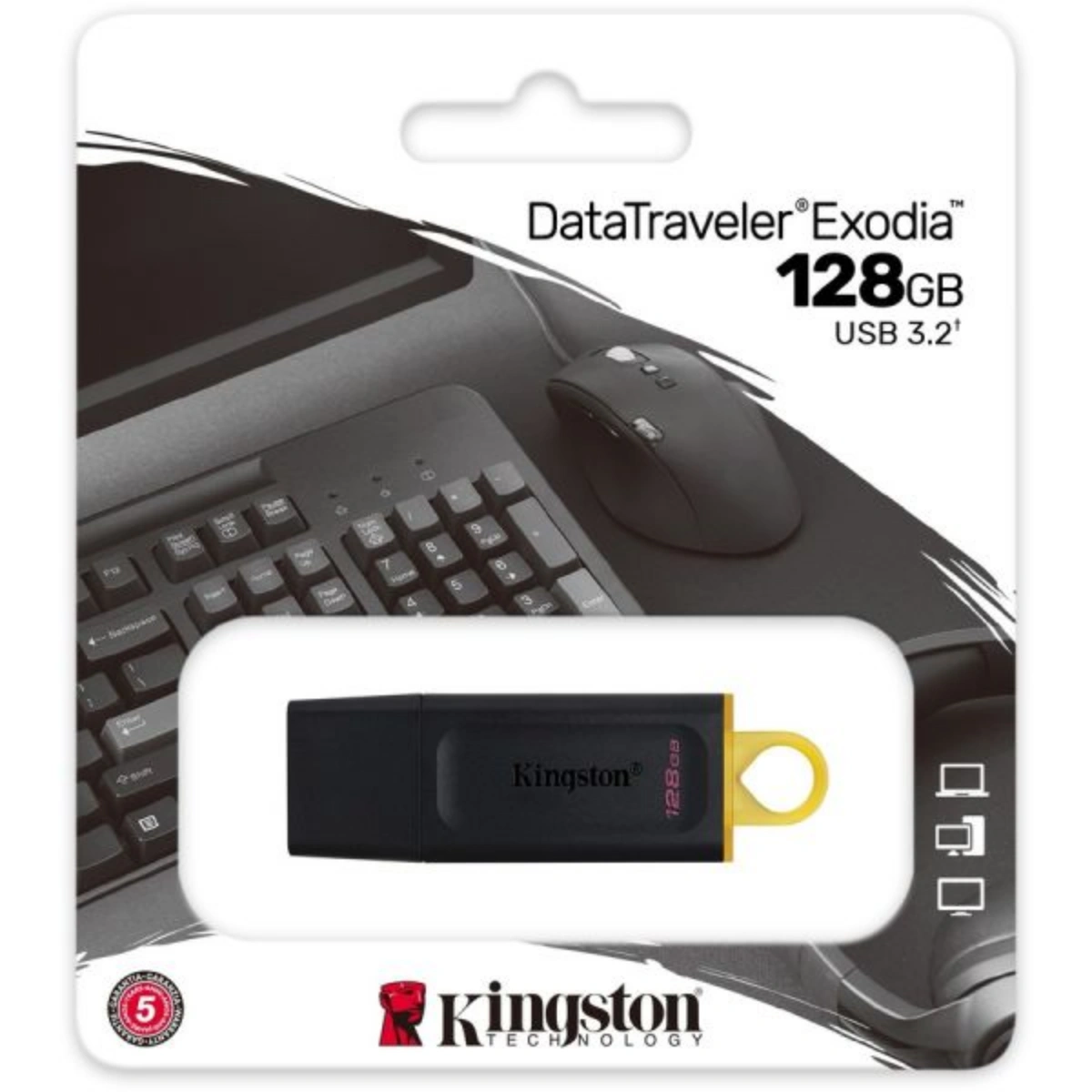 Kingston DataTraveler Exodia 128GB USB 3.2 Flash Drive DTX128GB – WEBP -1